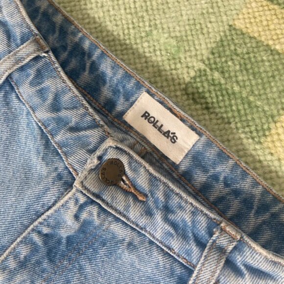 Rolla’s Original Straight Leg Jean in City Worn - Picture 6 of 14